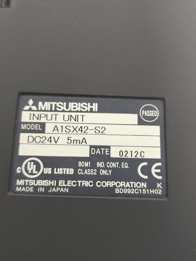 Used MITSUBISHI,A1SX42-S2,OUTPUT UNIT MODULE PRE-OWNED