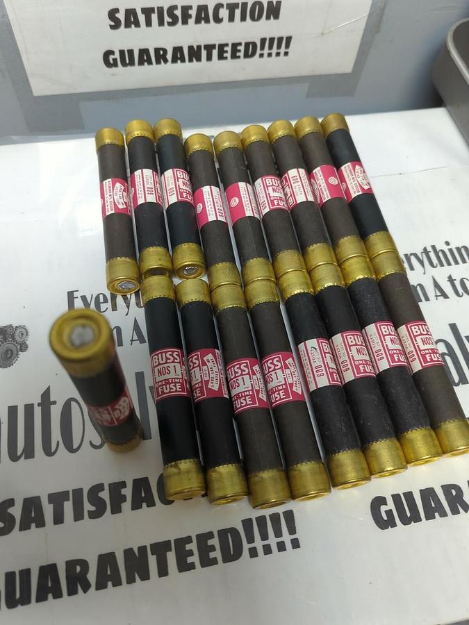 COOPER BUSSMANN,NOS-1,FUSE 1 AMP LOT OF 18 NOS