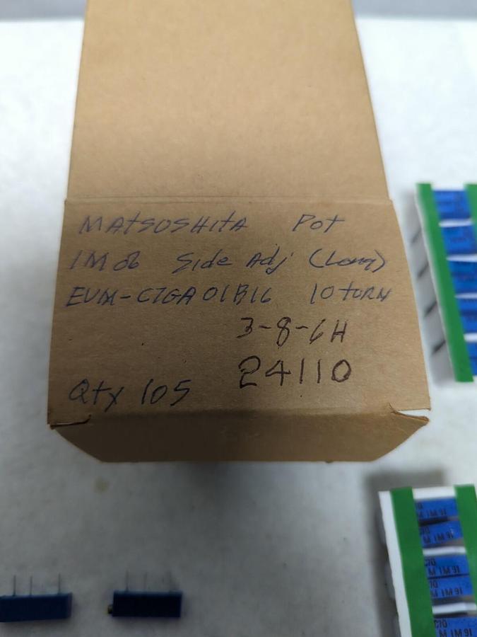 MATSUSHITA,EVM-CTGA01B16,POTENTIOMETER LOT OF 105 NOS