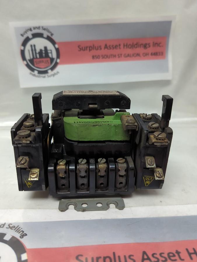 Used GE,CR106SC,MOTOR STARTER NEMA SIZE 1 PRE-OWNED