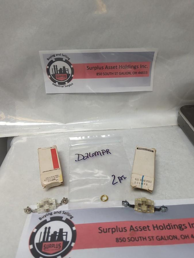 CUTLER-HAMMER,D26MPR,TYPE M RELAY POLES LOT OF 2 NOS