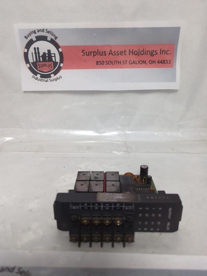 Used GE FANUC,IC610MDL180A,OUTPUT RELAY PRE-OWNED
