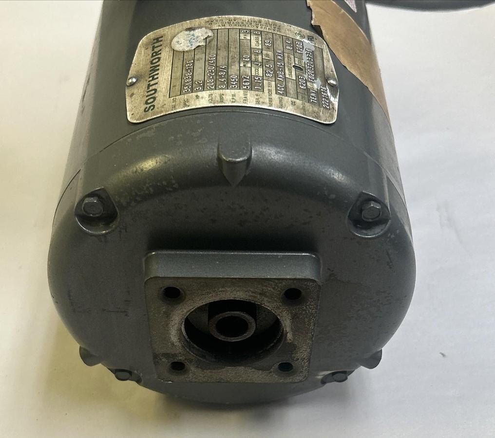 Used BALDOR,35K838-186,MOTOR 3.2HP 3450RPM 208-230/460V 56YZ FR