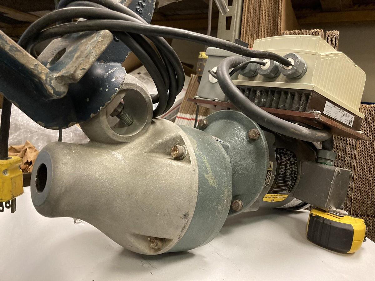 Used IPTS,Model RPQ1,3-Phase Mixer 0.33Hp Converted 110V by SMVector Lenxe AC Tech