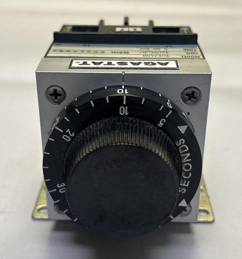 Used AGASTAT,7012ADM,TIME DELAY RELAY 5-50 SEC 120V
