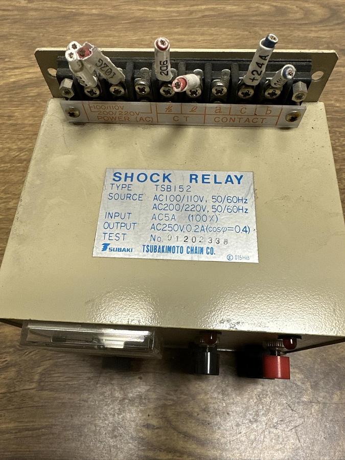 Used Tsubaki,TSB152,Shock Relay