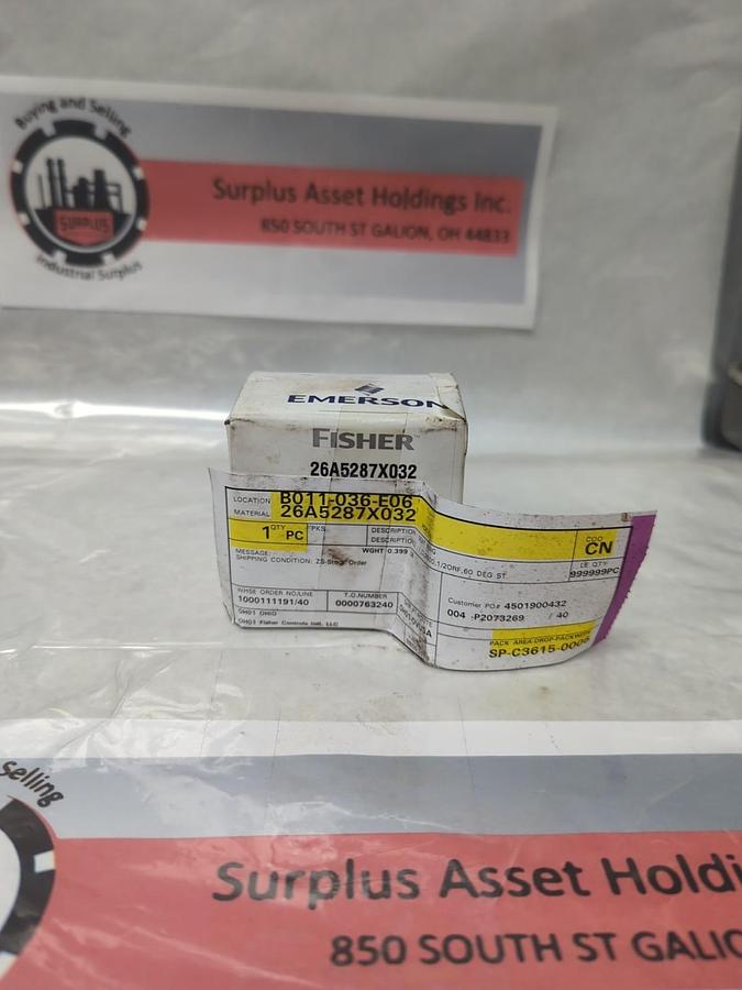 EMERSON/FISHER,26A5287X032,SEAT RING ALLOY 6 AUX STM NOS