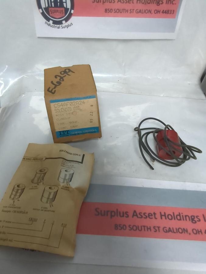 GENERAL CONTROLS,CS4AF02A24,COIL 120/110V 60/50HZ NOS
