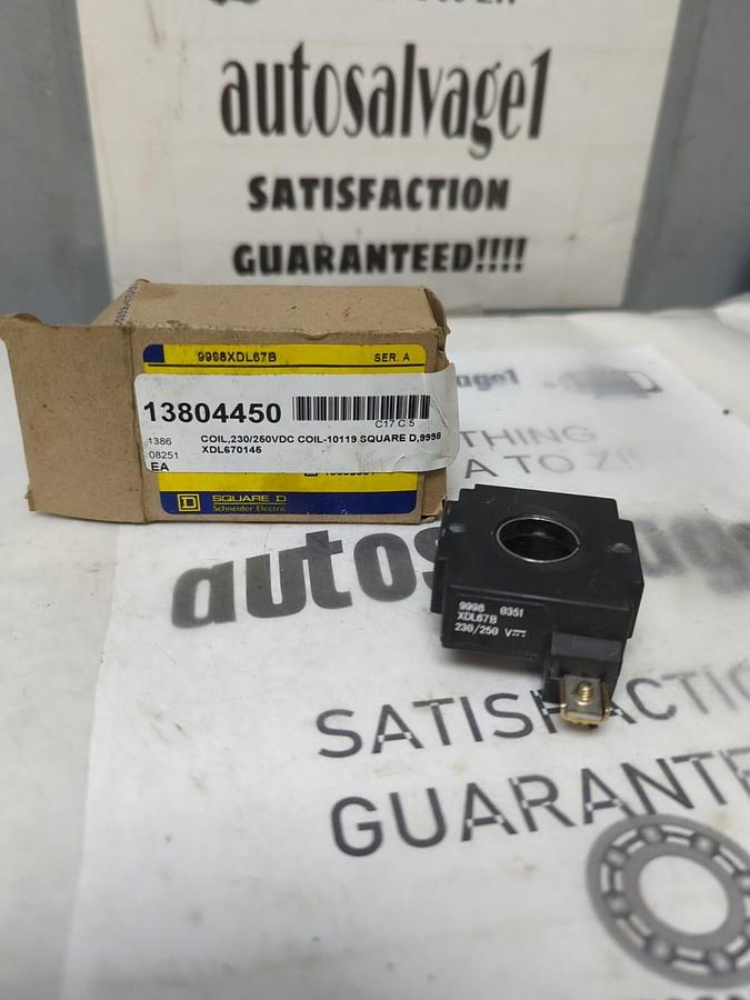 SQUARE D,9998XDL6713,SERIES A COIL 230/250V NOS