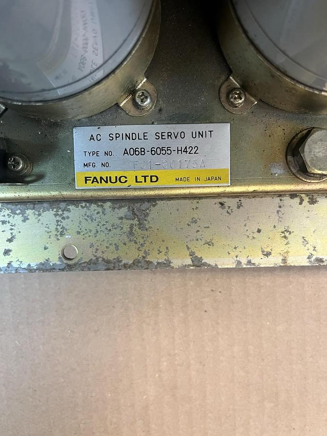 Used GE FANUC,A06B-6055-S422,AC SPINDLE SERVO DRIVE UNIT