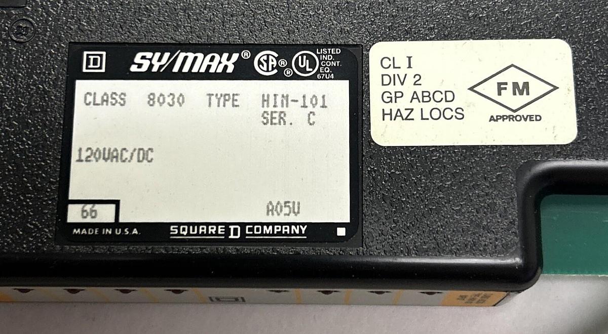 SQUARE D SYMAX,8030-HIM-101,INPUT MODULE NOS