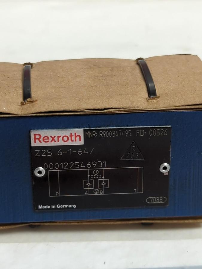 REXROTH,R900347495,STACK CHECK VALVE Z2S 6-1-64/ NOS