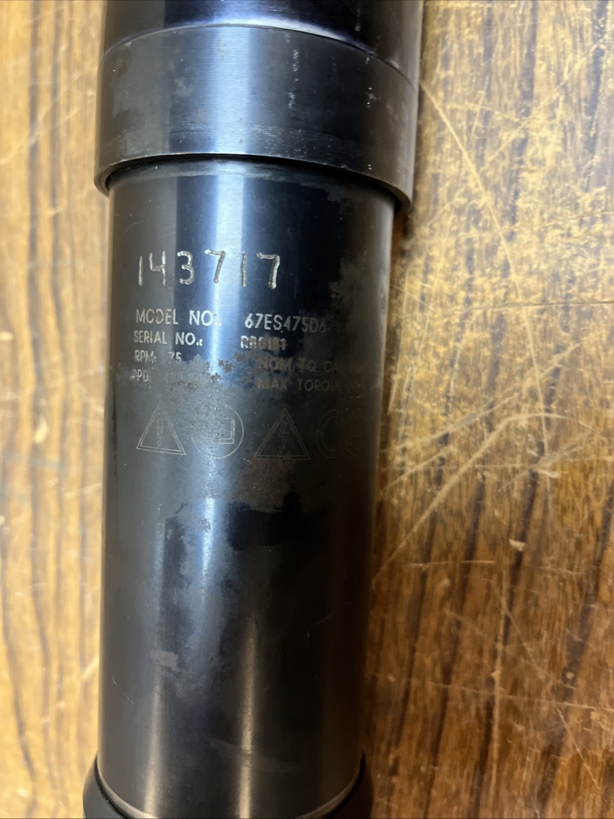 Used CLECO,67ES475D6,TRANSDUCER NUTRUNNER 3/4" DRIVE