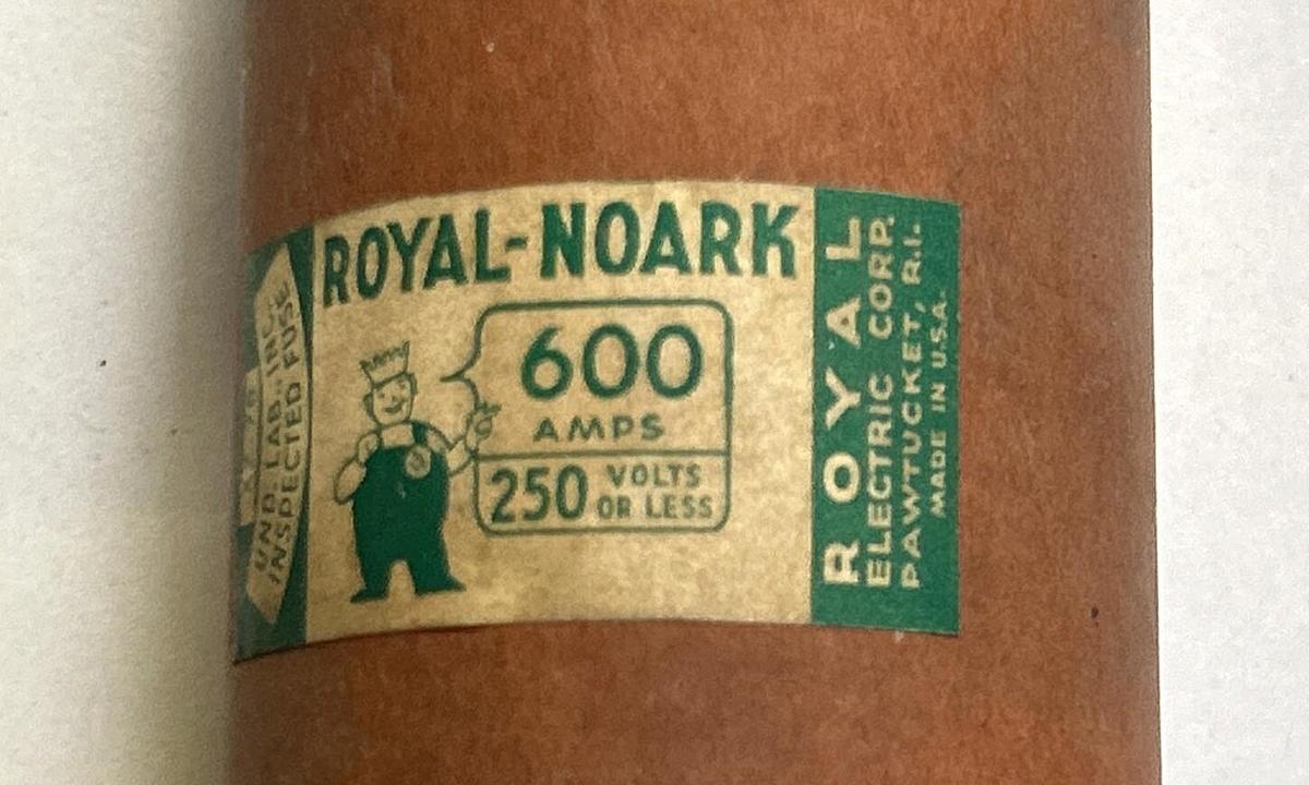 Used ROYAL NOARK,N/A,FUSE 600A 250V