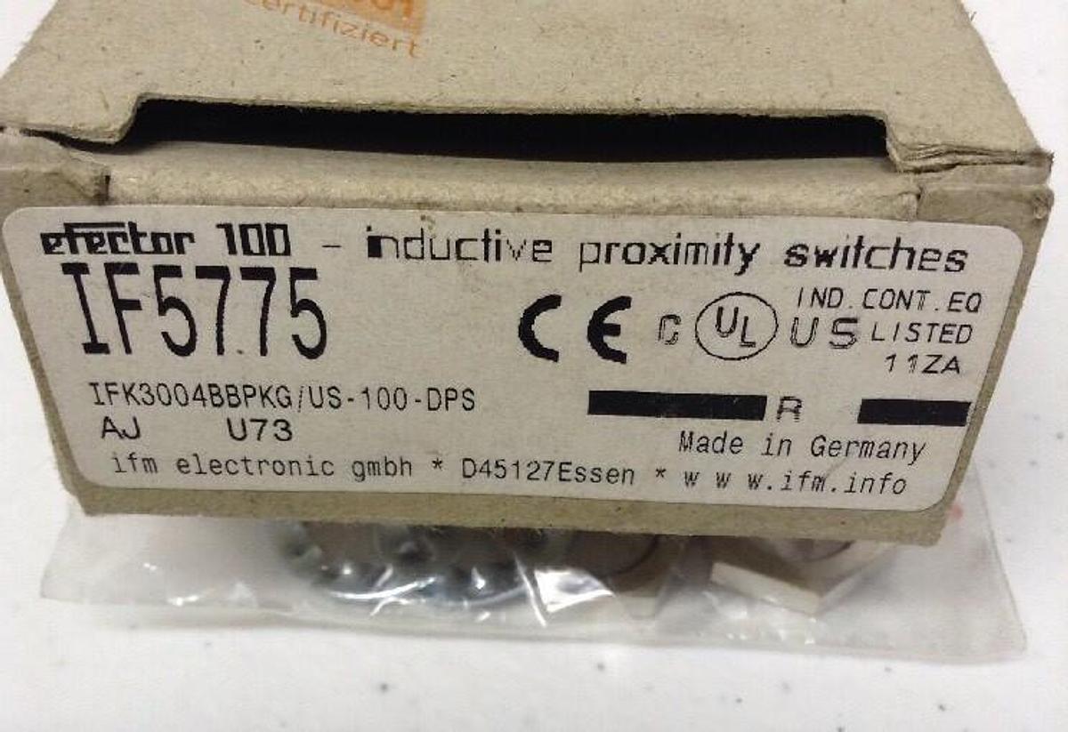 IFM Efector,100 IF5775,Inductive Proximity Switch