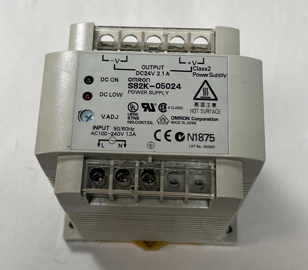 Used OMRON,S82K-05024,POWER SUPPLY