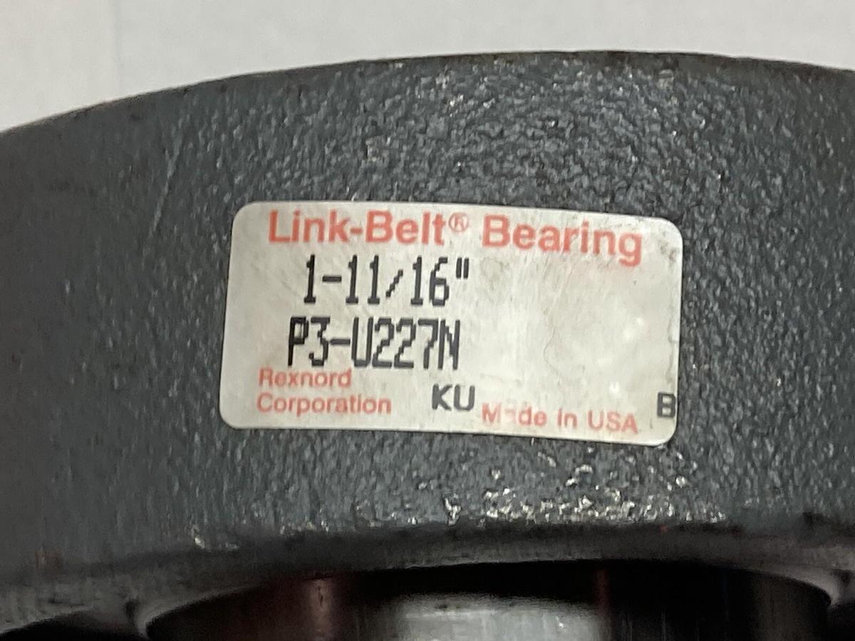 Link-Belt,P3-U227N,1-11/16 Inch Ball Bearing Pillow Block