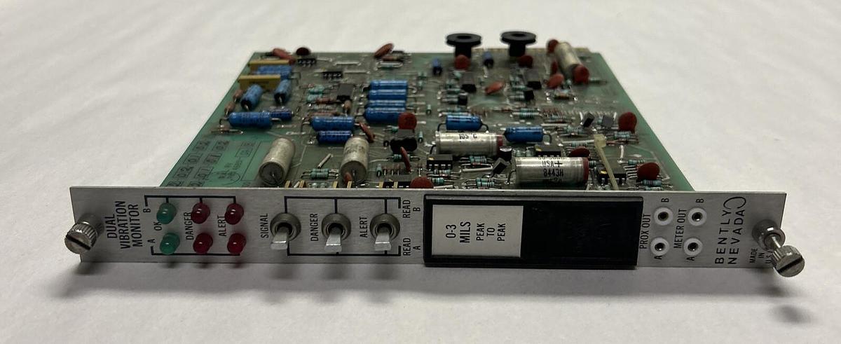 Used BENTLY NEVADA,PWA 46861-02,DUAL VIBRATION MONITOR