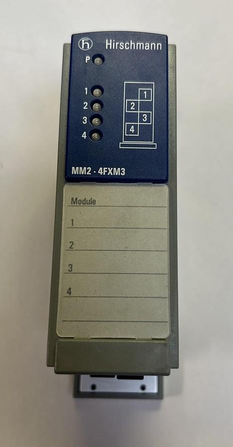 Used HIRSCHMANN,MM2-4FXM3,MICE MEDIA MODULE