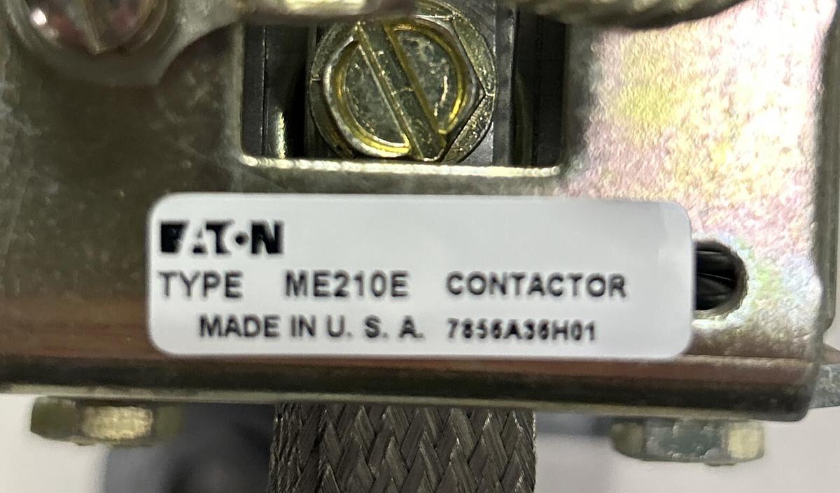 Used EATON,ME210E,ME DC CONTACTOR 50A 1NO 250VDC COIL NEW