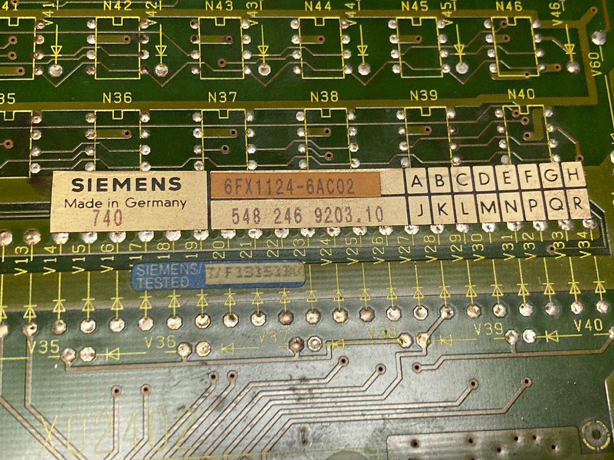 Used Siemens,6FX1124-6AC02,Input Output Board Module