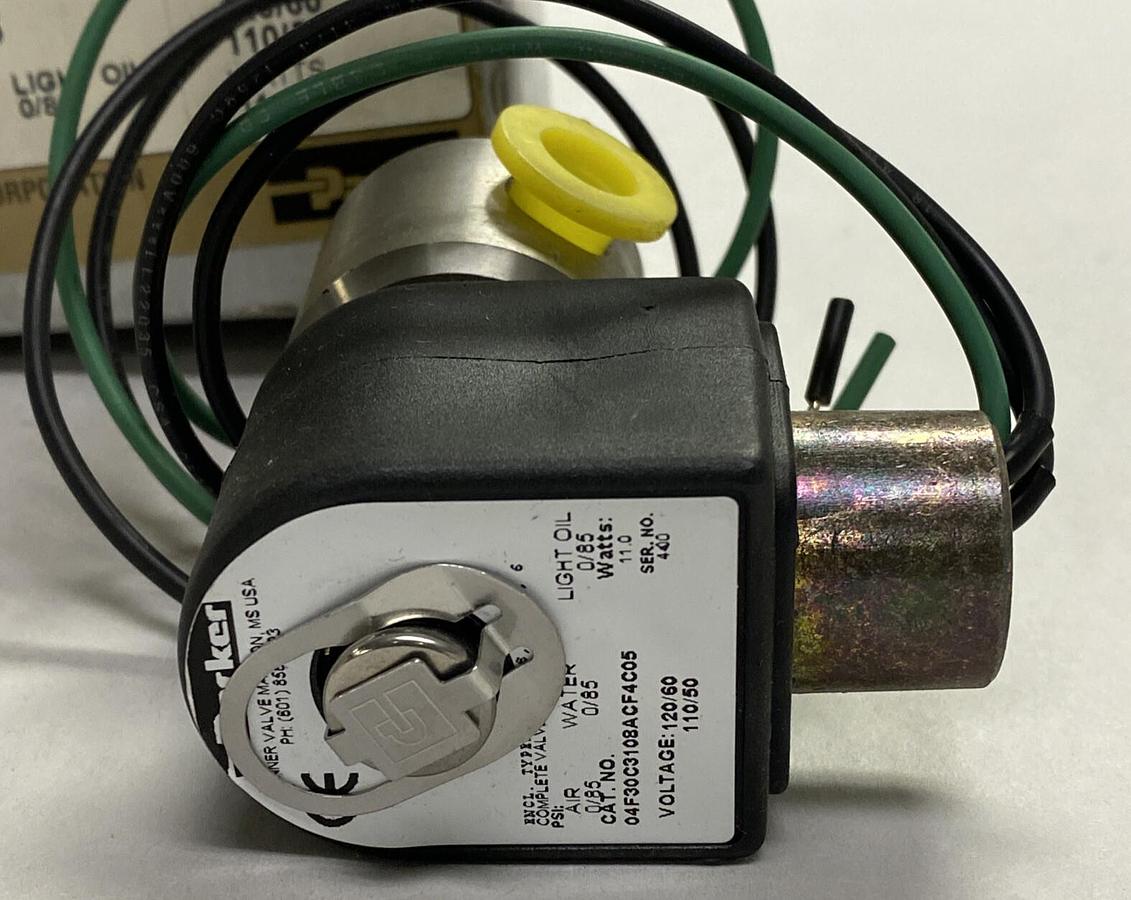 PARKER,04F30C3108ACF4C05,COMPLETE VALVE 1/4 INCH NPT NOS