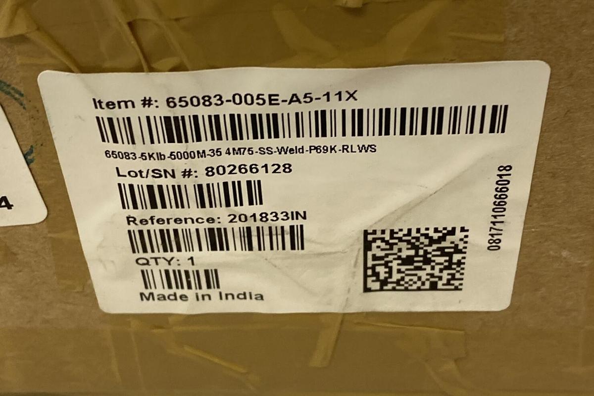 Used RICE LAKE,RLSSB-5K,STAINLESS STEEL LOAD CELL NEW