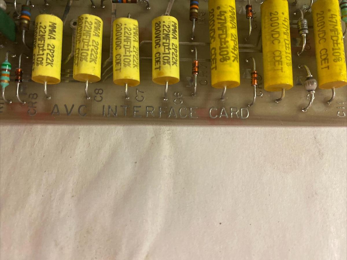 Used AVC,10122D,INTERFACE CARD, REV D