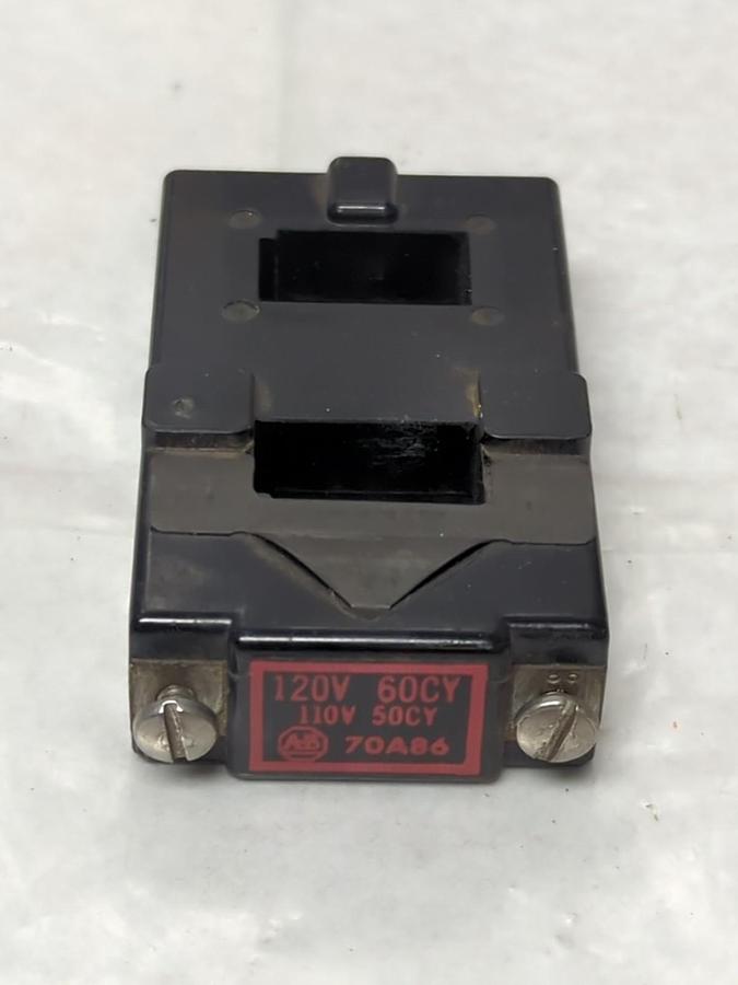Used ALLEN BRADLEY,70A86,COIL 110-120V/50-60HZ PRE-OWNED