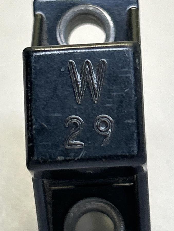 Used ALLEN BRADLEY,W29,THERMAL OVERLOAD HEATER ELEMENT LOT OF 3