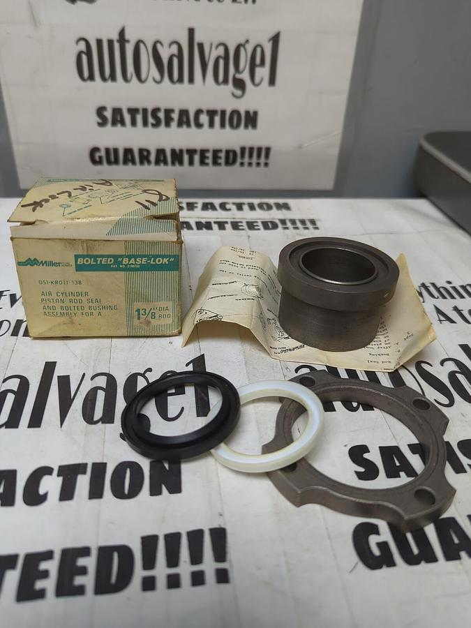 MILLER,051-KR011-138,CYLINDER PISTON ROD SEAL KIT 1-3/8 INCH ROD DIA NOS