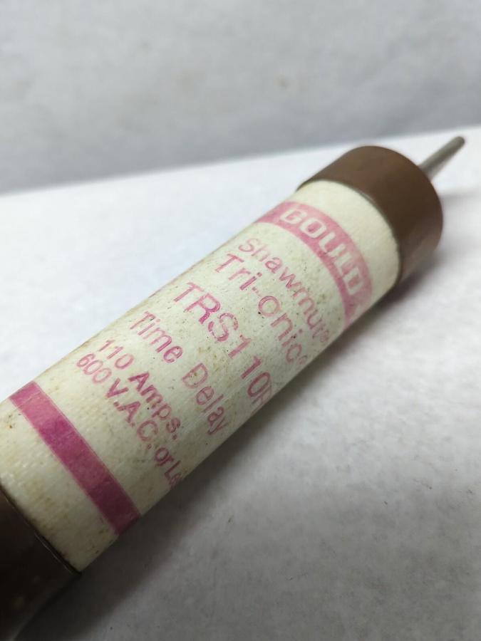 Used GOULD SHAWMUT,TRS110R,TRI-ONIC 110 AMP FUSE PRE-OWNED