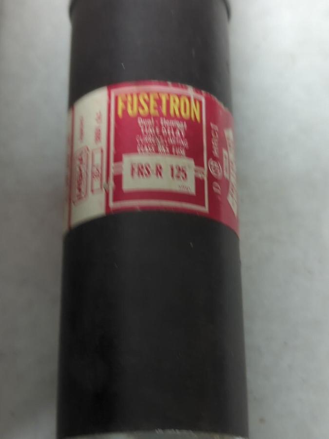 COOPER BUSSMANN,FRS-R-125,FUSETRON 125 AMP FUSE NOS