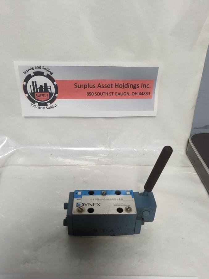 Used DYNEX,6131-D03-A12-10,CONTROL VALVE PRE-OWNED