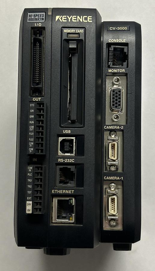 Used KEYENCE,CV-3000,HI-SPEED DIGITAL VISION CONTROLLER