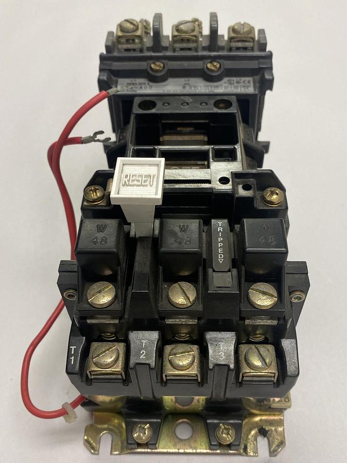 Used Allen-Bradley,509-A0D,Size 0 Motor Starter 18A 600V