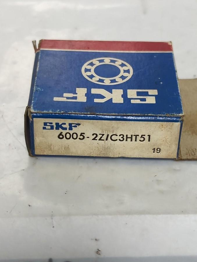 SKF,6005-2Z/C3HT51,SHIELDED DEEP GROOVE BALL BEARING NOS