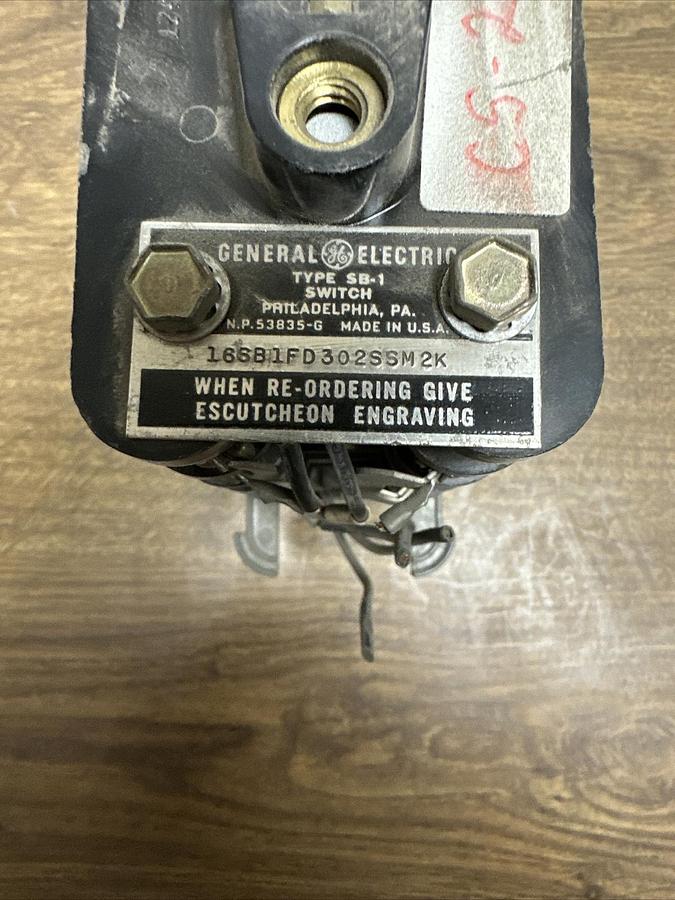 Used GE,16SB1FD302SSM2K,Type SB1 Rotary Switch