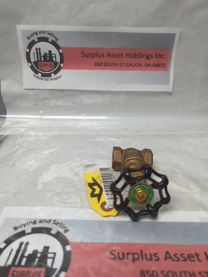 HAMMOND,IB646-1/2,GATE VALVE 1/2 INCH NOS