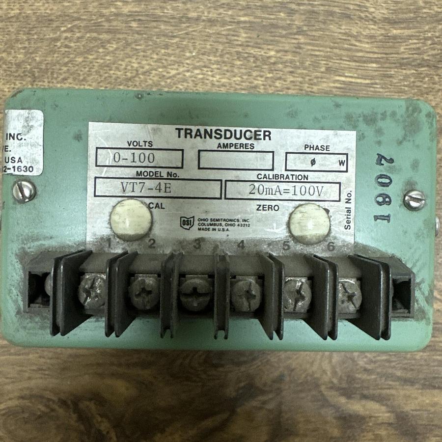 Ohio Semitronics,VT7-4E,Transducer