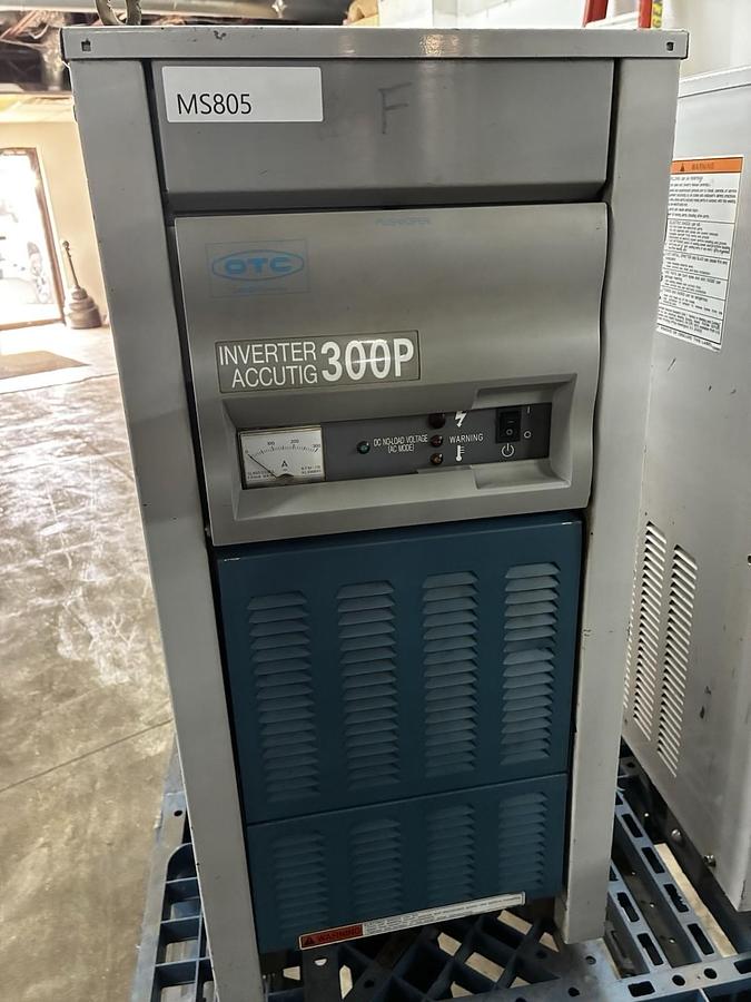 Used OTC DAIHEN,AVP-300,AC/DC TIG WELDING 300P INVERTER WELDER POWER SUPPLY 300A