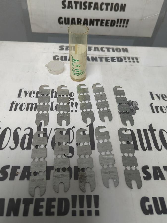 GOULD-SHAWMUT,RL-100,FUSE RENEWAL LINKS 100 AMP/250V. LOT OF 10 NOS