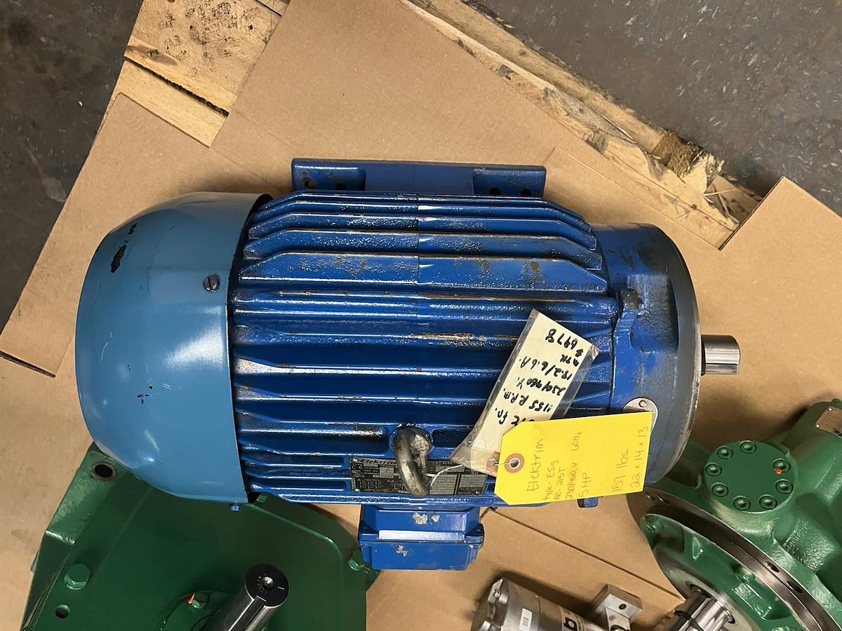 Used ELEKTRIM,151041-CC025A,ESQ MOTOR 5HP 1155RPM 215T 3PH