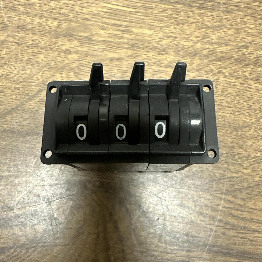 Used Digitran,28031-3,Rotary Thumbwheel Counter