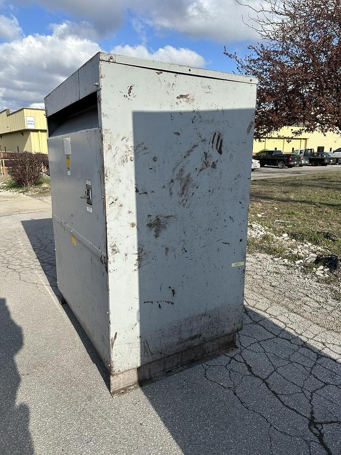 Used Spang,235KVA,3 Phase Dry Type Transformer HV-2300D to LV-250Y/144V