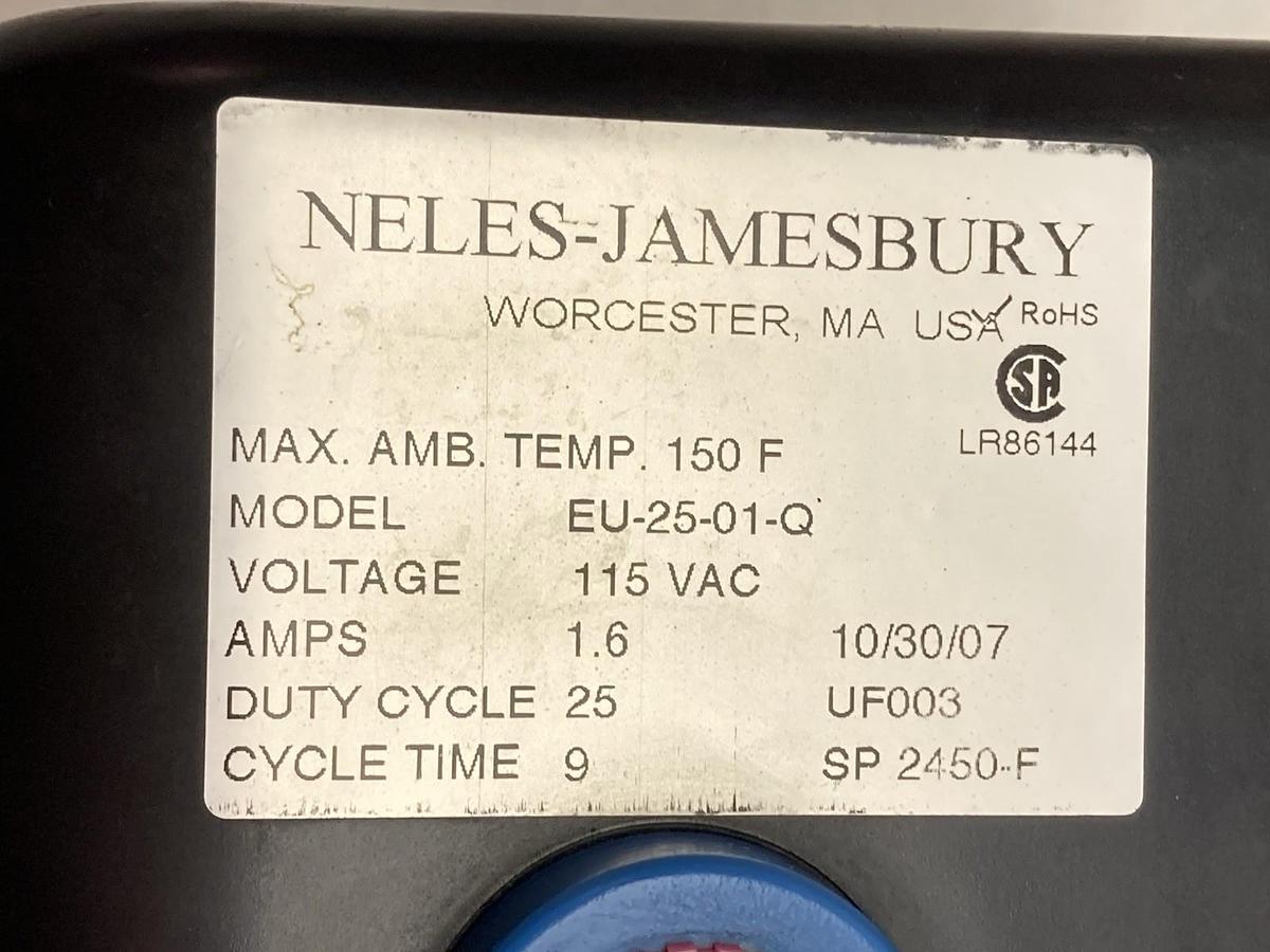 Used Neles-Jamesbury,EU-25-01-Q,Flange Ball Valve 115Vac 1.6A