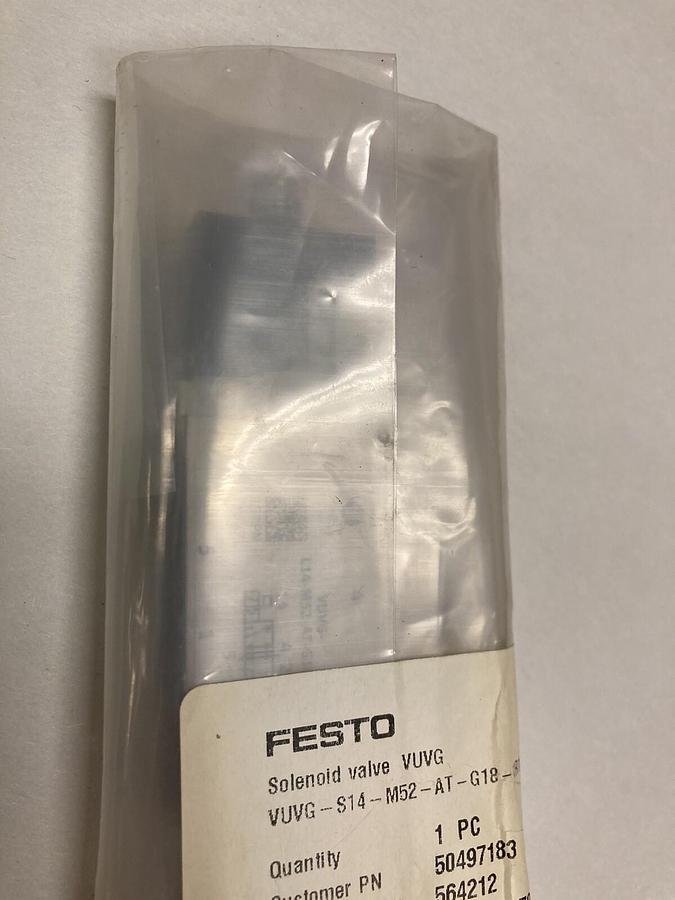 Used Festo,VUVG-S14-M52-AT-G18-1R1L,Solenoid Valve
