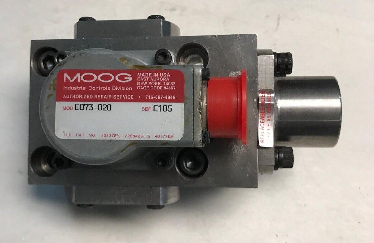 Used Moog,E073-020,Servo Valve Series E105 Factory Rebuilt