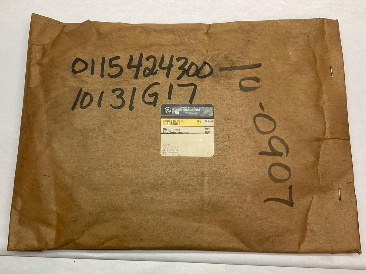 Used GE,343L686G1,Secondary Disconnect Base Kit for Substructure