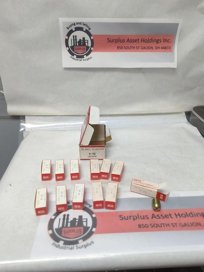 REID,W-9N,BALL PLUNGER BH-60N BOX OF 12 PCS NOS